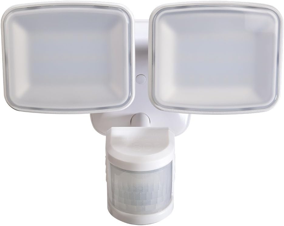 image:imageGlobe Electric Heath Zenith HZ5831WH Led Motion Activated Security Light 2100 lm Light Output amp 180 Motion Detection Zoneup to 70White