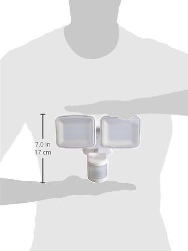 image:imageGlobe Electric Heath Zenith HZ5831WH Led Motion Activated Security Light 2100 lm Light Output amp 180 Motion Detection Zoneup to 70White