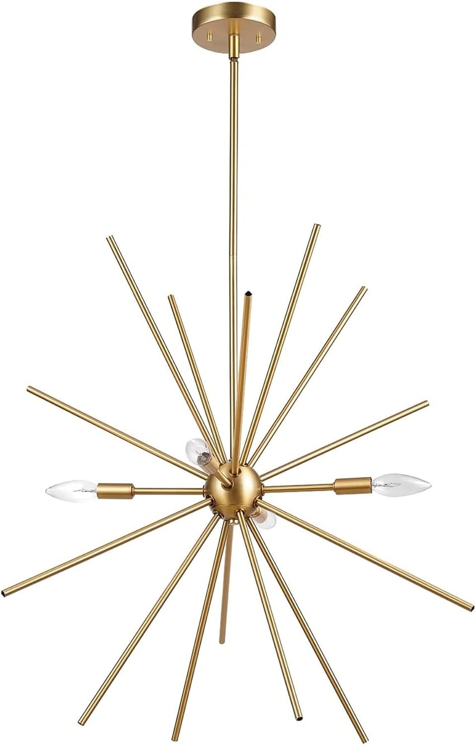 image:imageGlobe Electric Novogratz x 65781 Celeste 4Light Chandelier Matte Brass Bulb Not IncludedCeleste