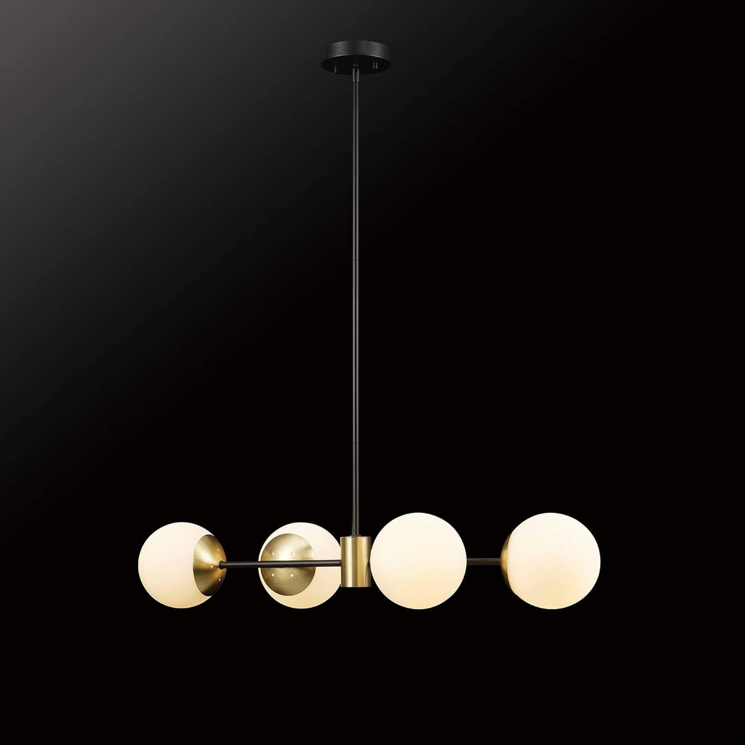 image:imageGlobe Electric Novogratz x 65781 Celeste 4Light Chandelier Matte Brass Bulb Not IncludedCelestia