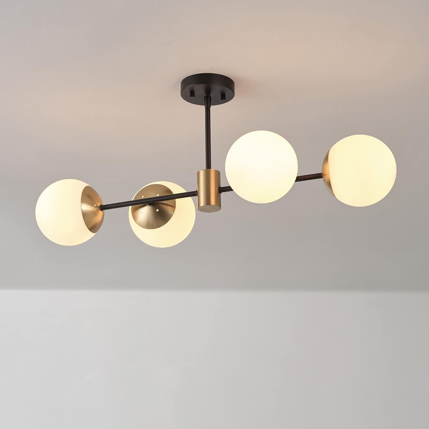 image:imageGlobe Electric Novogratz x 65781 Celeste 4Light Chandelier Matte Brass Bulb Not IncludedCelestia