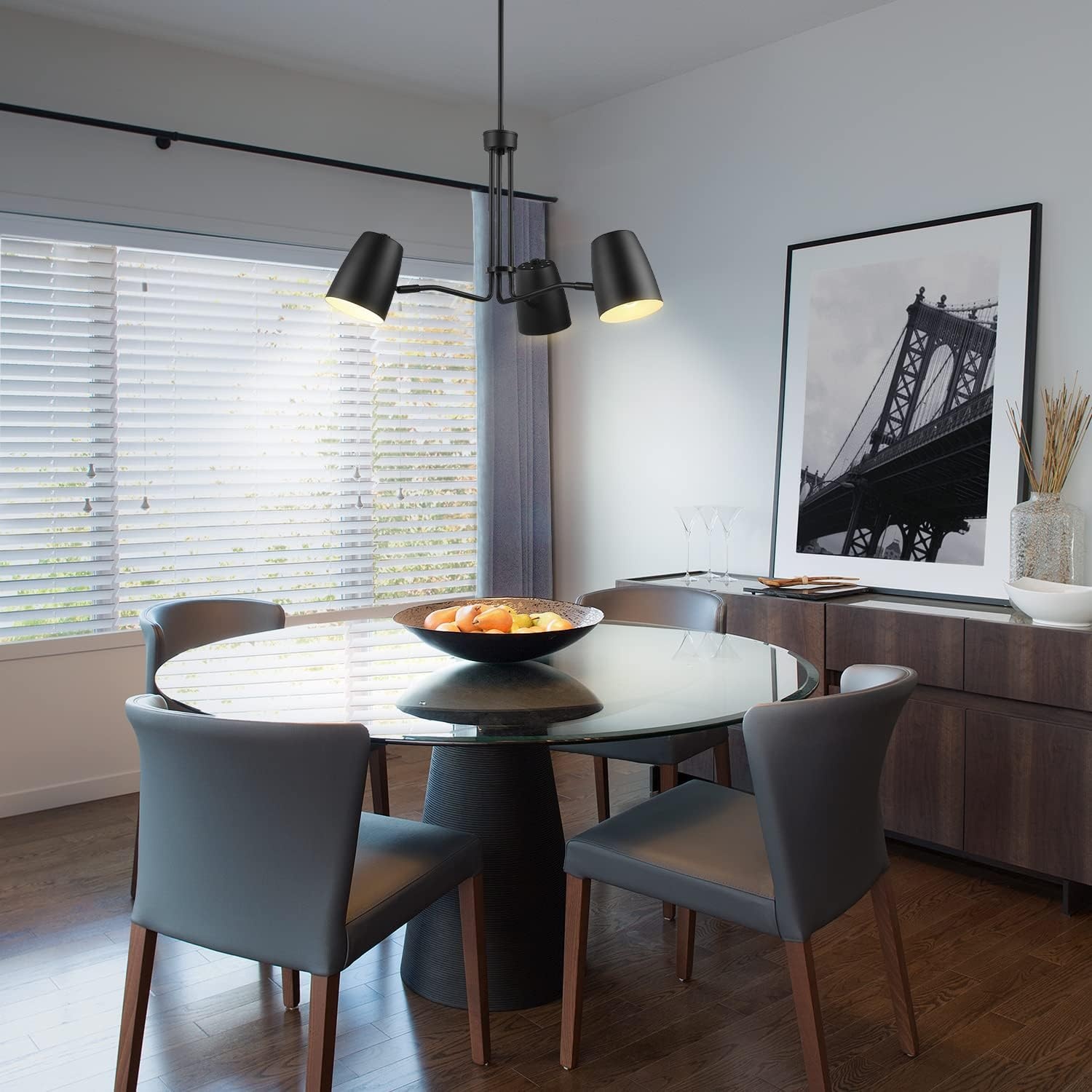 image:imageGlobe Electric Novogratz x 65781 Celeste 4Light Chandelier Matte Brass Bulb Not IncludedLogan