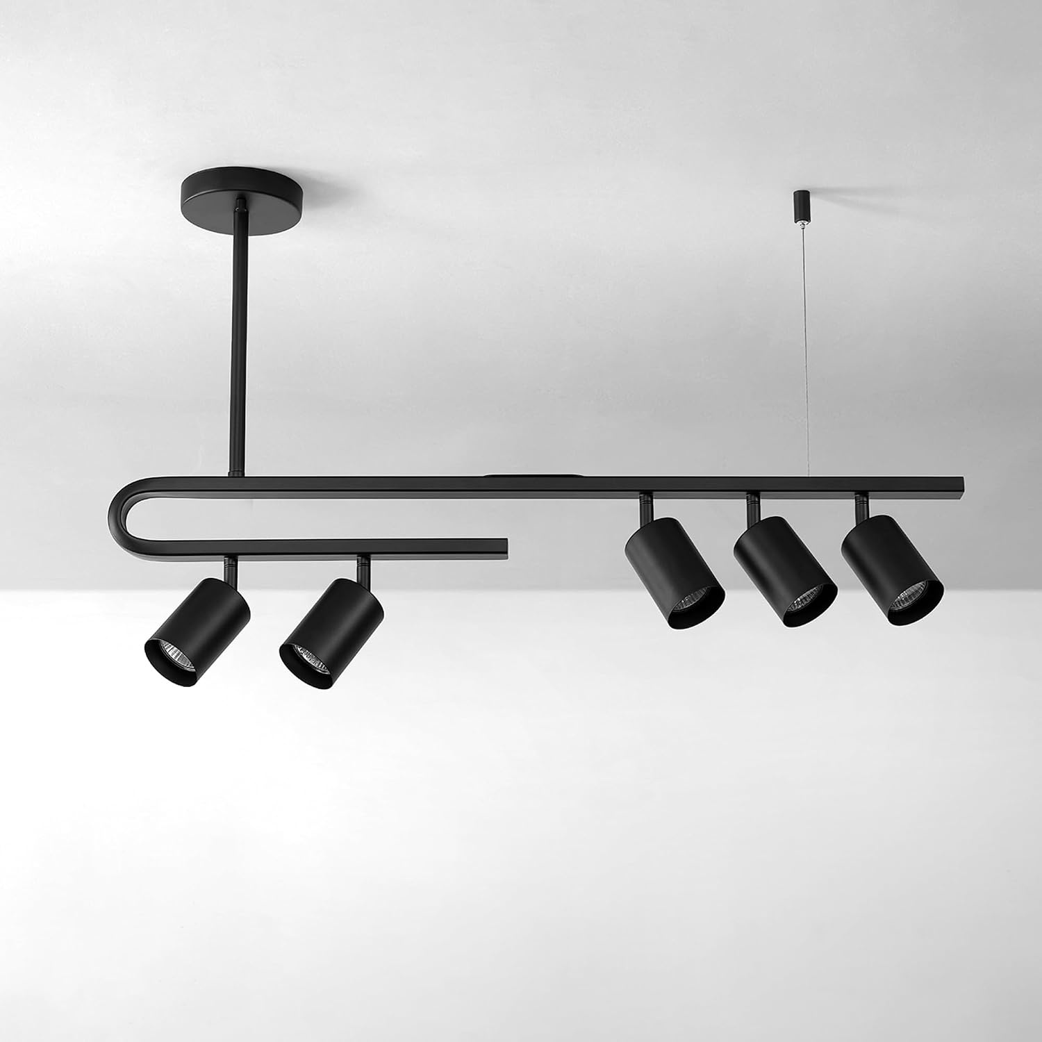 image:imageGlobe Electric Pratt 4Light Track Lighting Matte Brass GoldMatte Black Brooke