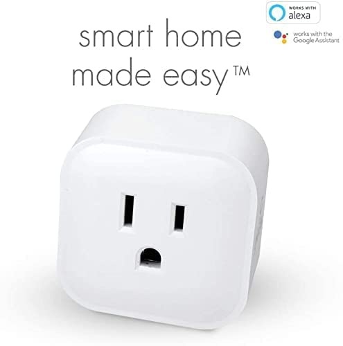 image:imageGlobe Electric WiFi Smart Plug No Hub Required Voice Activated 4 Grounded Outlet 4Pack 15A 50207 White