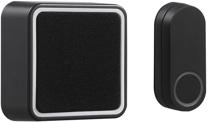 image:imageGlobe Heath Zenith Black Plastic Wireless Door Chime Kit