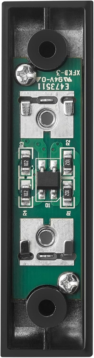 image:imageHeath Zenith 18000216 Wired Push Doorbell Button Black Metal Lighted Surface Mount Home Improvement Outdoor House Accessory