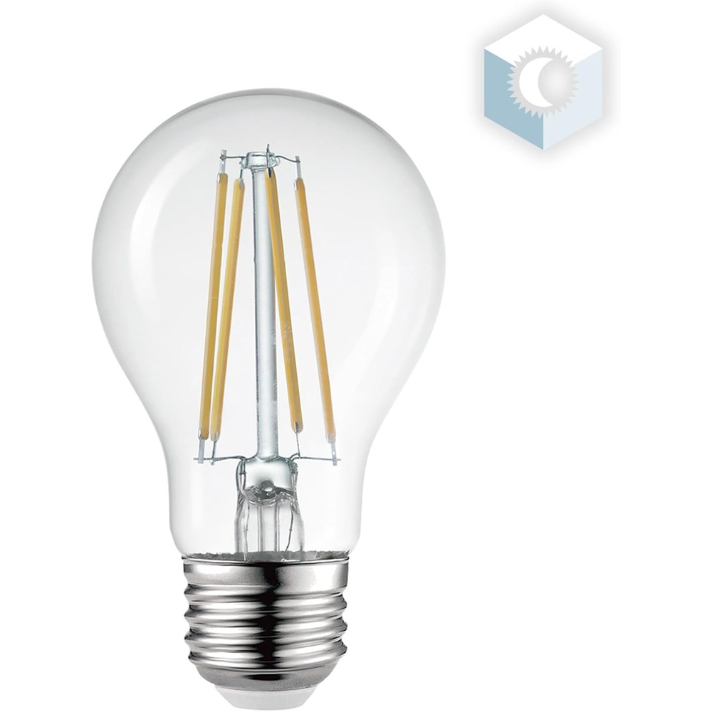 image:imageGLOBE Electric 35593 60W Equivalent Warm White 3000K A19 Dusk to Dawn NonDimmable LED Light Bulb E26 Base 800 Lumens