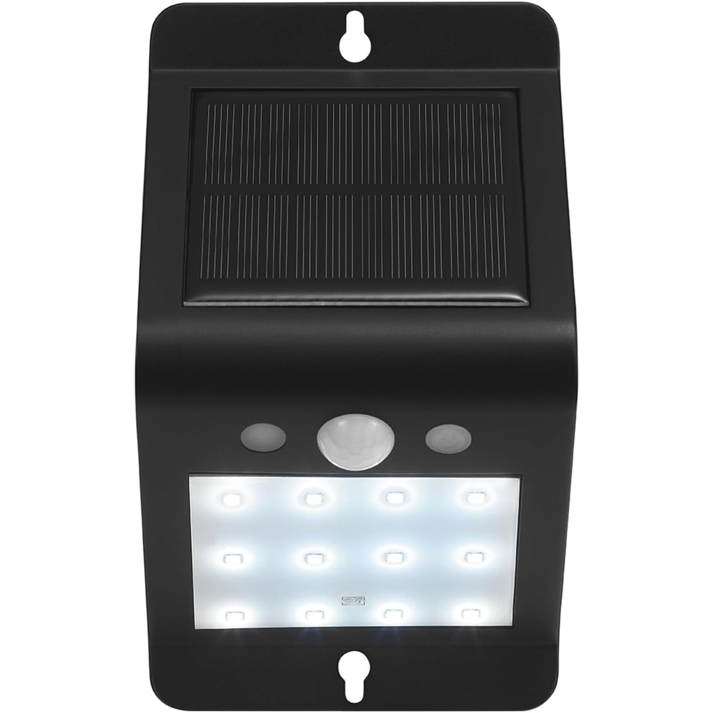 image:imageGlobe Electric 110Degree 15W Slim Black 50010001500 Lumens Hardwired Motion Activated Outdoor Integrated LED Security Light Outdoor Outside House LightsSolar  250 LM