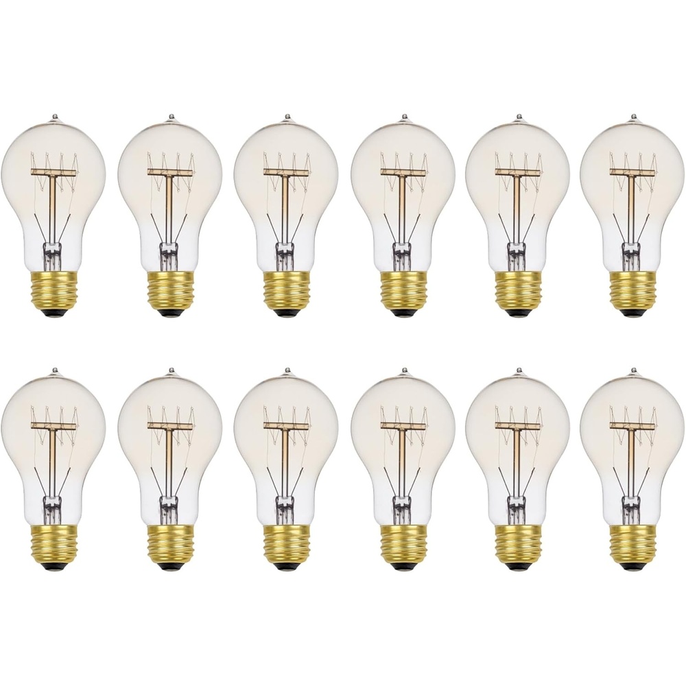 image:imageGlobe Electric 40W Equivalent Soft White 2000K Edison Candelabra Amber Glass Dimmable LED Light Bulb 31355 1Pack B10 VintageA19