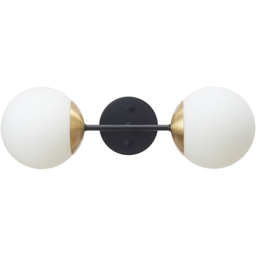image:imageGlobe Electric 51726 Celestia 2 Light 20 Wide Vanity Light  Matte Black