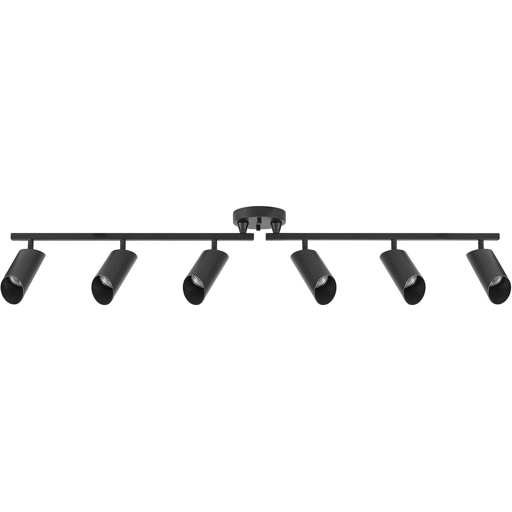 image:imageGlobe Electric 59969 Tempo 5Light Foldable Track Lighting Matte BlackBlack Christina 6Light