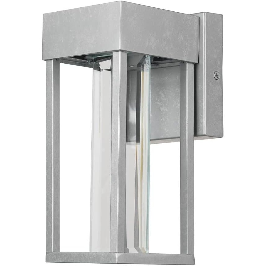 image:imageGlobe Electric 91001243 Bowie 10 Tall LED Wall Sconce  Satin Grey