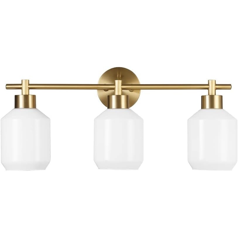 image:imageGlobe Electric 91001551 Cannes 3 Light 24 Wide Vanity Light  Brass