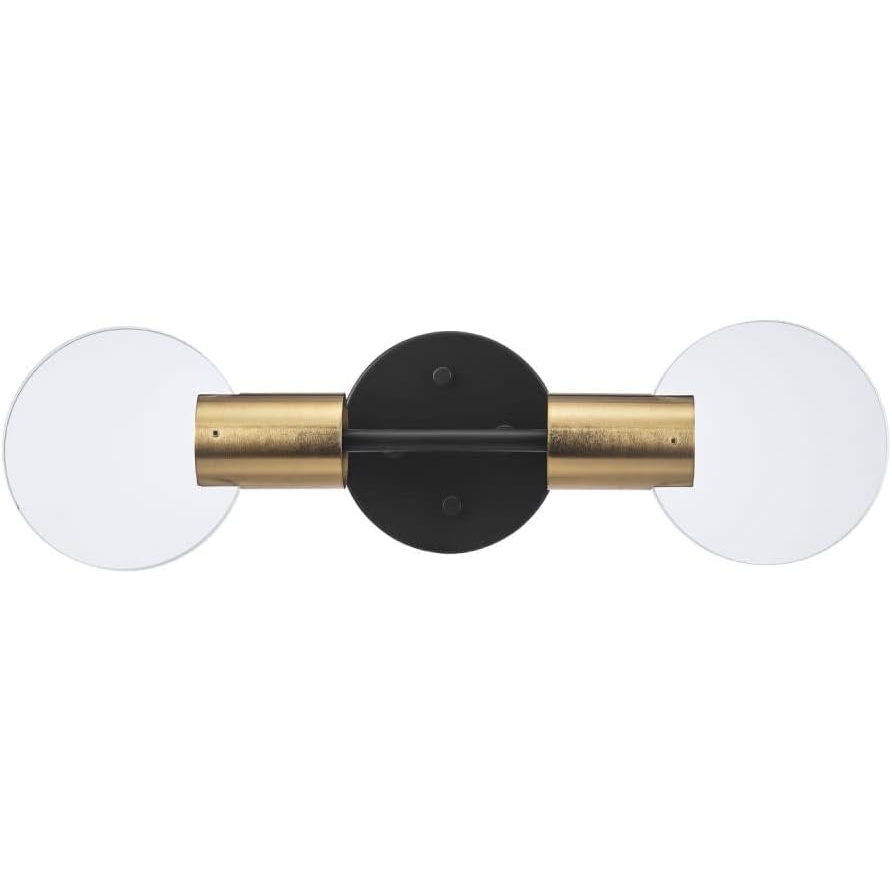 image:imageGlobe Electric 91002730 Sommers 2 Light 18 Wide LED Vanity Light  Matte Black