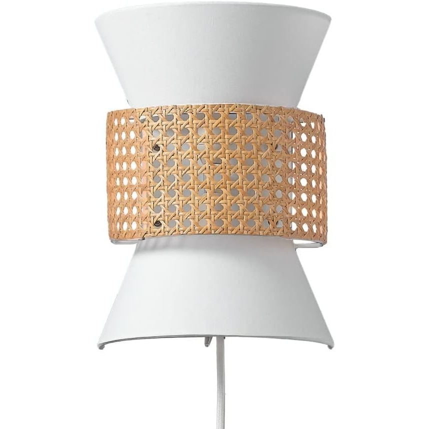 image:imageGlobe Electric 91002775 Ayla 2 Light 11 Tall Hardwired or Plugin Wall Sconce Matte White