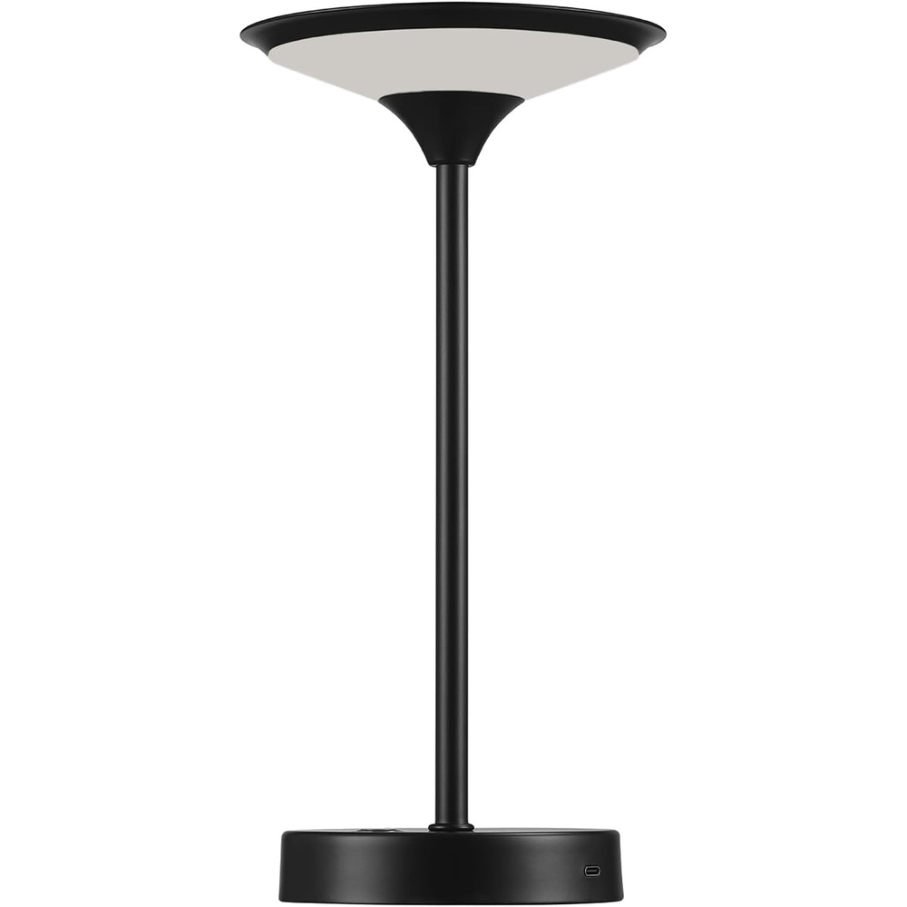 image:imageGlobe Electric 91006575 Beauregard 12 Tall LED Torchiere Rechargeable Outdoor Lamp  Black