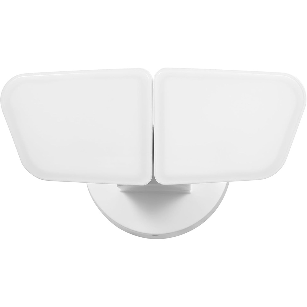 image:imageGlobe Electric 91008619 Adjustable Double Light 14316 Wide 4000K LED Outdoor Security Flood Light White