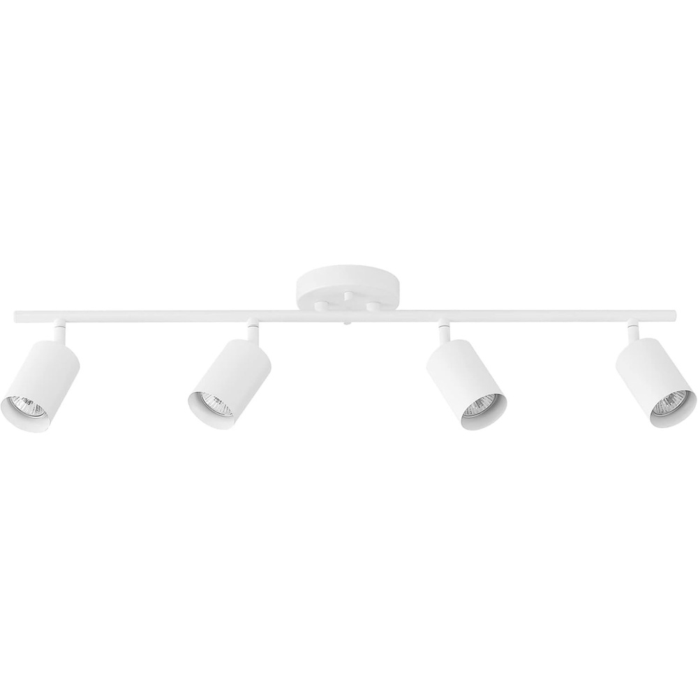 image:imageGlobe Electric Pratt 4Light Track Lighting Matte Brass GoldWhite Pratt