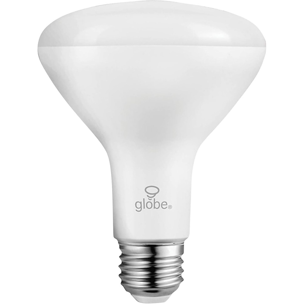 image:imageGlobe Electric WiFi Smart 10 Watt 65W Equivalent Multicolor Changing RGB Tunable White Frosted LED Light Bulb No Hub Required Voice Activated 2000K 5000K BR30 Shape E26 Base50035