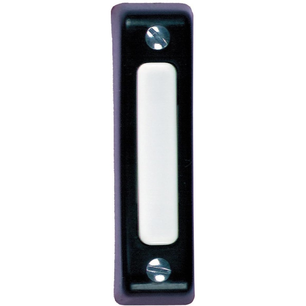 image:imageHeath Zenith SL90002 Wired Door Chime Push Button Black with White Center BarNo Size