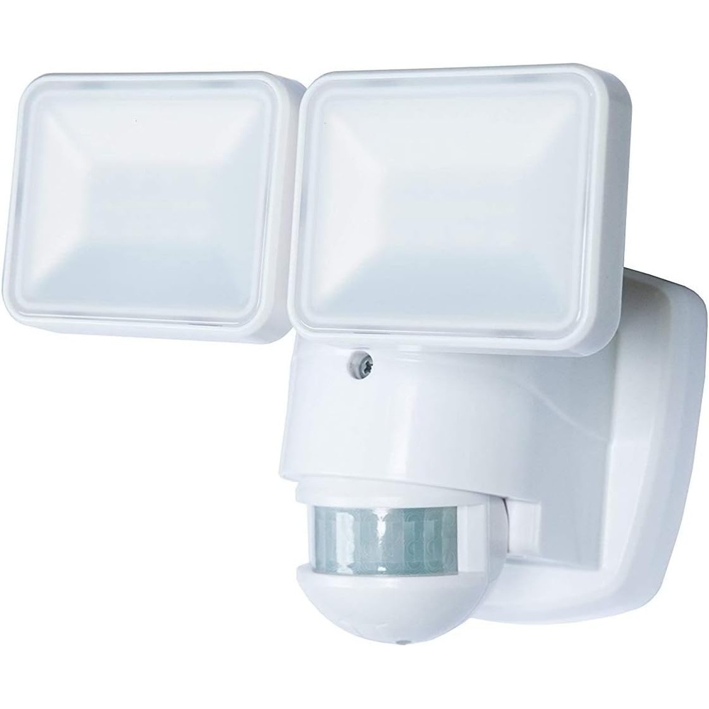 image:imageHeathco HZ5846WH Motion Activated Security Light 180 deg Sensing 1250 lumens LED Lamp White 120 VAC 60 Hz