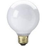 Vanity Globe Light Bulb, White, 40-Watts