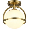 Gold  Frosted Glass Shade