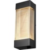 Matte Black  Ribbed Glass