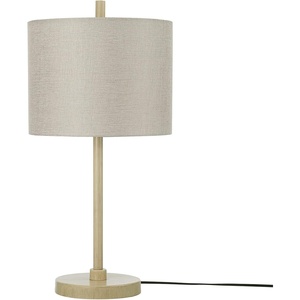 GLOBE Electric 65916 22″ Table Lamp, Light Faux Wood, Jute Shade