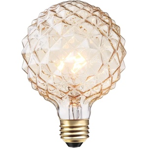GLOBE Electric 84637 40W Vintage Edison Crystalina E26 Base Light Bulb(Crystal)