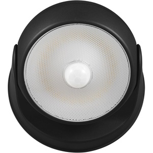 Globe Electric 110-Degree 15W Slim Black 500-1000-1500 Lumens Hardwired Motion Activated Outdoor Integrated LED Security Light, Outdoor, Outside House Lights(Black  250 LM)