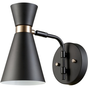 Globe Electric 44095 Aedan 1-Light Swivel Wall Sconce, Black Finish(Belmont (Matte Black))