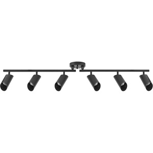 Globe Electric 59969 Tempo 5-Light Foldable Track Lighting, Matte Black(Black  Christina 6-Light)