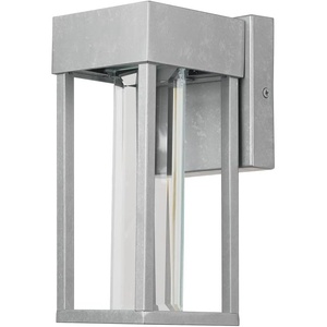 Globe Electric 91001243 Bowie 10″ Tall LED Wall Sconce – Satin Grey