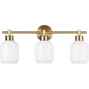 Globe Electric 91001551 Cannes 3 Light 24″ Wide Vanity Light – Brass