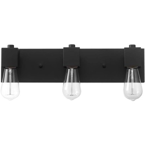 Globe Electric 91002729 Trento 3 Light 18″ Wide Vanity Light – Matte Black