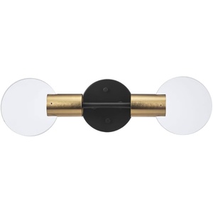 Globe Electric 91002730 Sommers 2 Light 18″ Wide LED Vanity Light – Matte Black