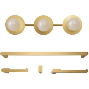 Globe Electric 91002733 Courtney 3 Light 20″ Wide Vanity Light – Brass