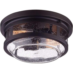 Globe Electric Vintage Switch Natural Bronze Dimmable Outdoor Light Fixture Hardwired – Case of: 1