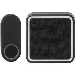 Globe Heath Zenith Black Plastic Wireless Door Chime Kit