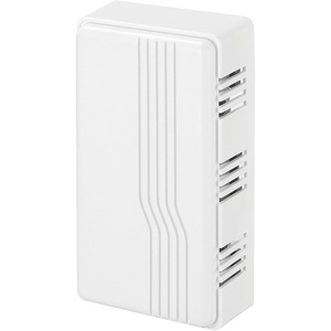 Heath Zenith Wired Mechanical Doorbell Chime, White, Plastic, Wired, 2 Tunes, Vertical, Horizontal, 80 dB, Button Not Included(No Size)