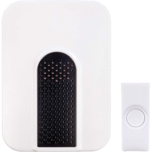 Wireless Basic White Plug-In Doorbell Kit