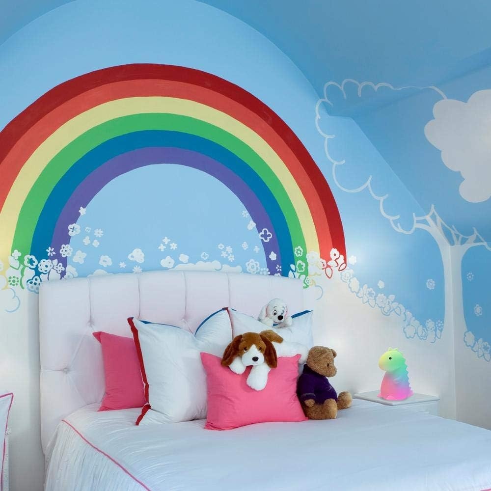 image:imageAdorable Multicolor Changing Integrated LED Rechargeable Silicone Night Light for Baby and Kids Rooms Tommy The DinosaurTommy Dinosaur
