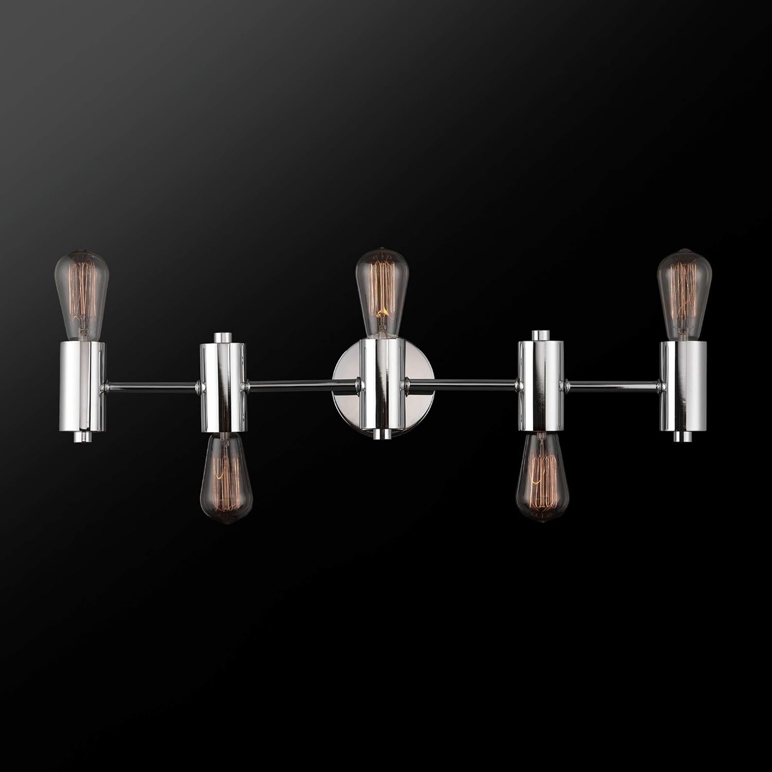 image:imageGLOBE Electric Positano 5Light Reversable Vanity Light Chrome