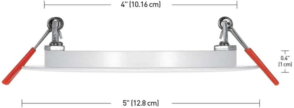 image:imageGlobe 91495 Led Recessed Lighting Kit White 4