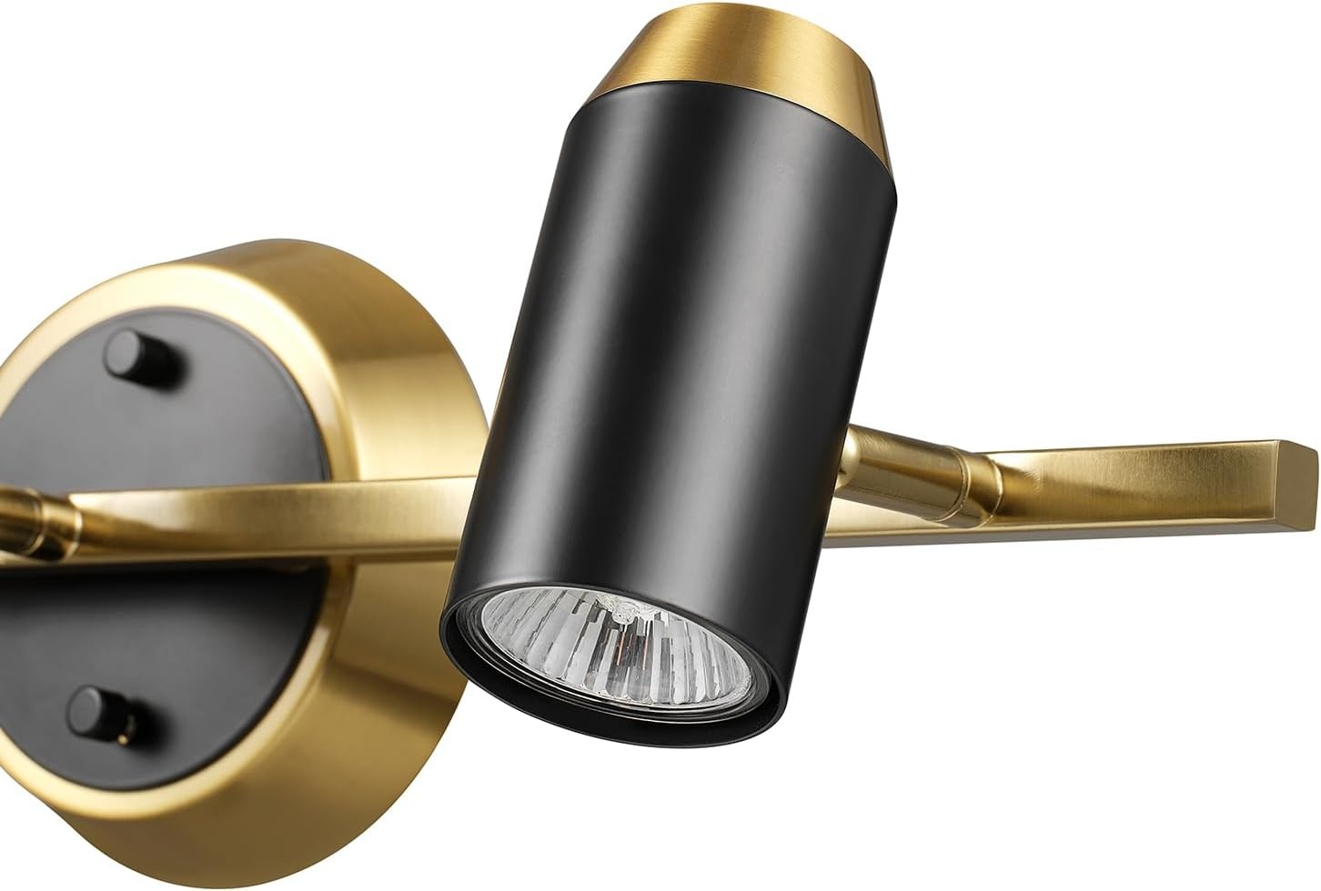 image:imageGlobe Electric 3Light Track Lighting Adjustable Heads Matte Brass with Black Accents 21Inch Dimmable Track Bar for Modern Kitchen amp Ceiling Lighting
