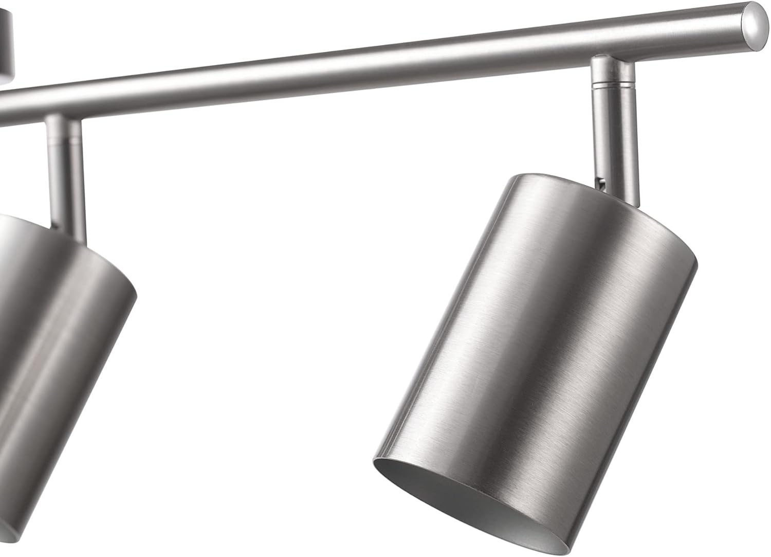 image:imageGlobe Electric 64000012 30 4Light Track Lighting Matte Black Ceiling Light Vintage Kitchen Lights Bulb Not IncludedBrushed Nickel Pratt