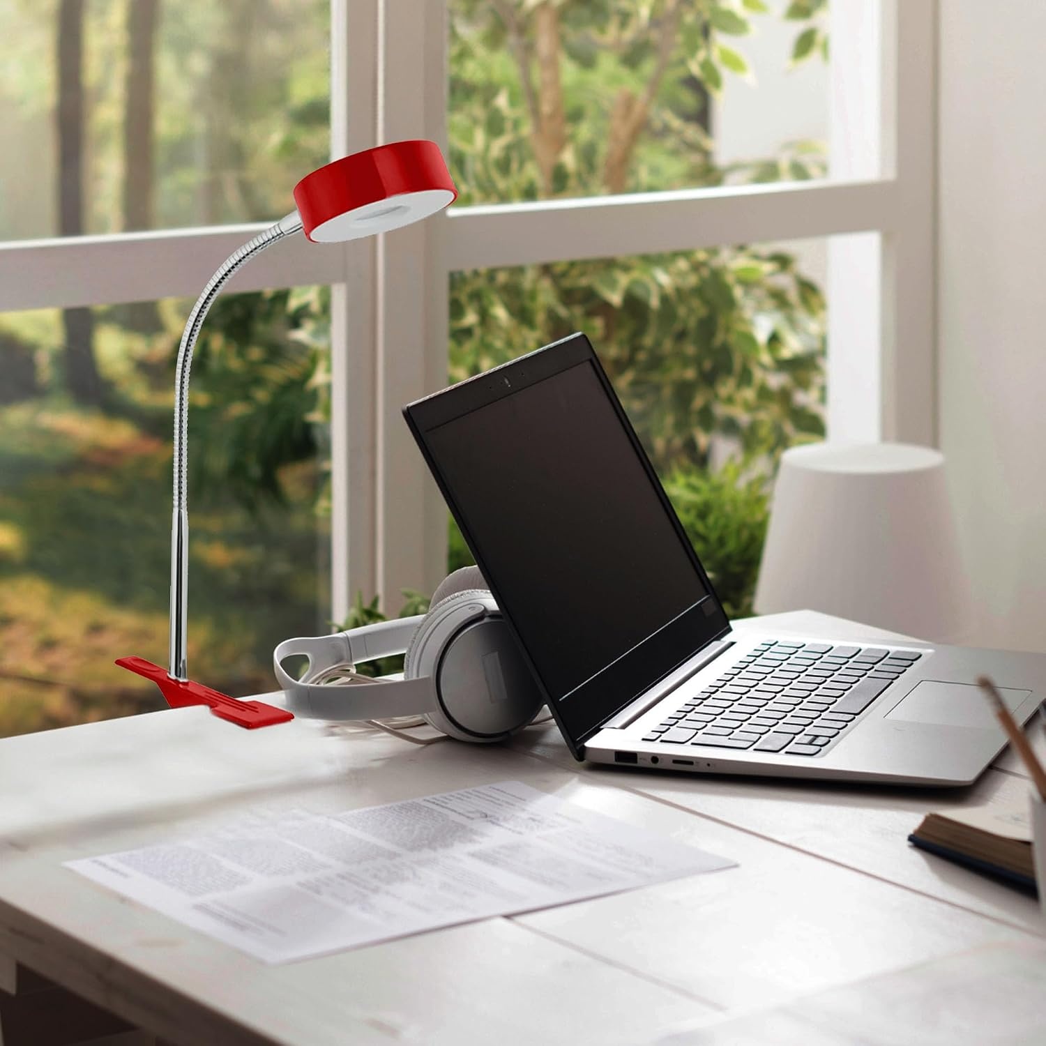 image:imageGlobe Electric Company 12647 LED Clip Lamp 524 x 543 x 846 Red