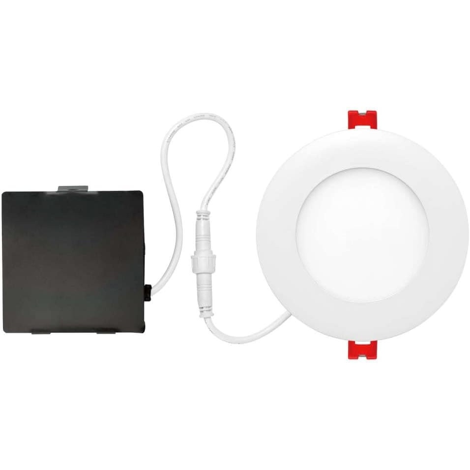 image:imageGlobe 91495 Led Recessed Lighting Kit White 4