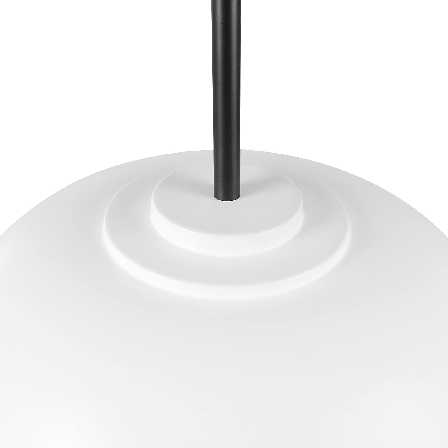 image:imageGlobe Electric 60401 Warren 1Light Pendant Matte White Dark Bronze Accents 220 LumenMatte White Bronze